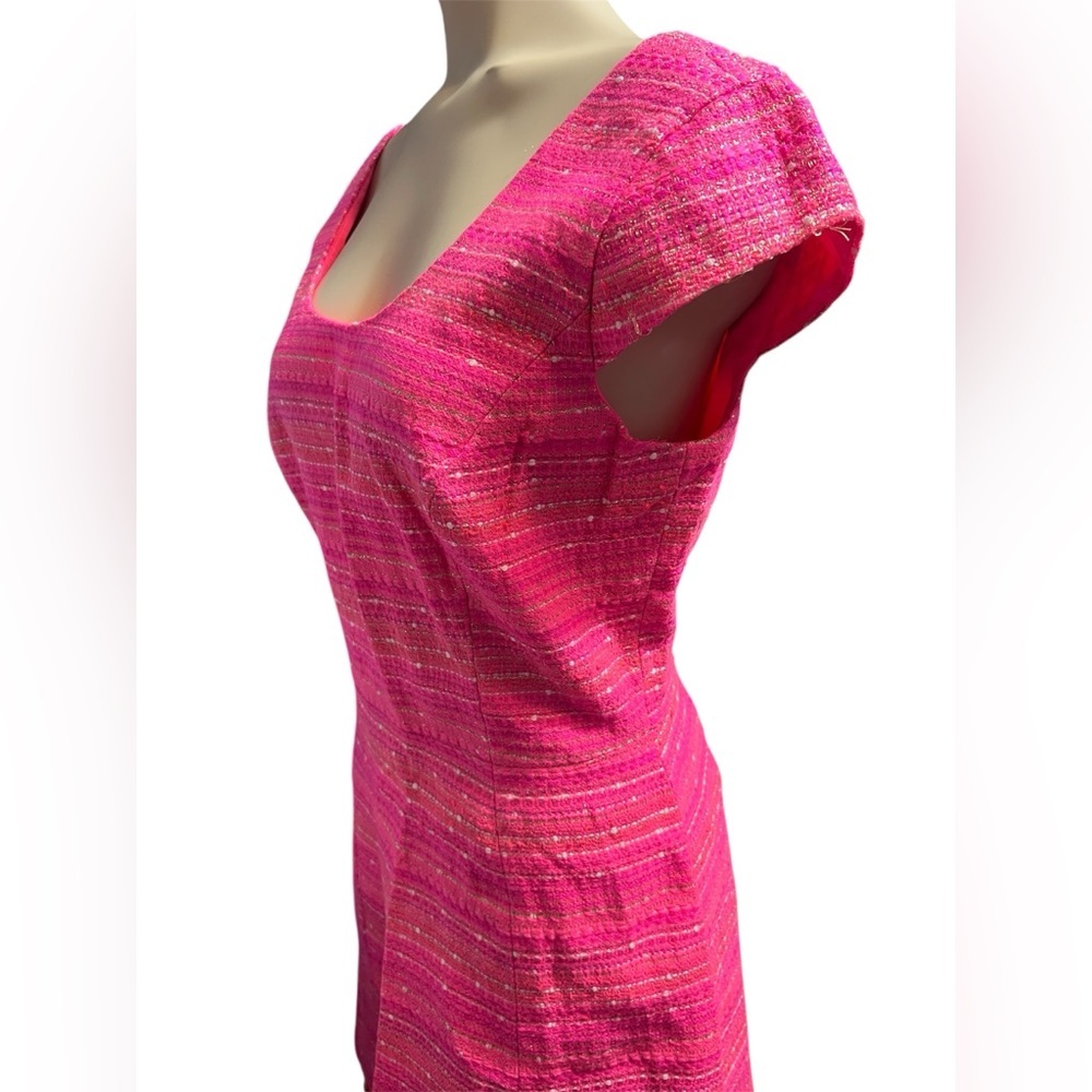 Lilly Pulitzer Vibrant Pink and Gold Mini Dress - Picture 6 of 12